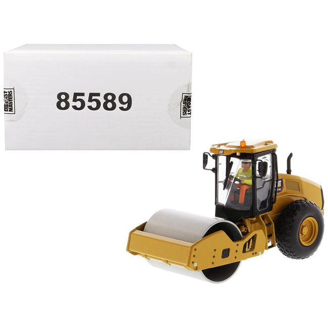CAT Caterpillar CS11 GC Vibratory Soil Compactor with Operator "High Line Series" 1/50 Diecast Model by Diecast Masters-Diecast Masters-ModelCars.com