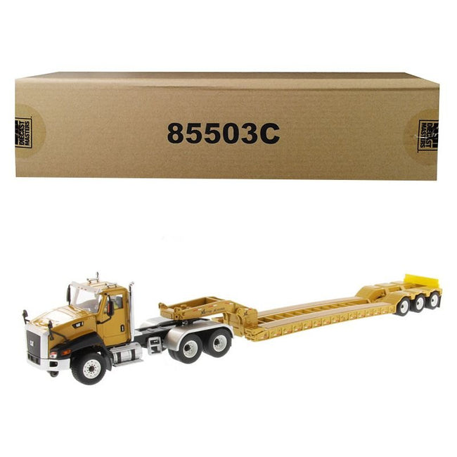 Cat Caterpillar CT660 Day Cab with XL 120 Low - Profile HDG Lowboy Trailer and Operator "Core Classics" Series 1/50 Diecast Model by Diecast Masters - Diecast Masters - ModelCars.com