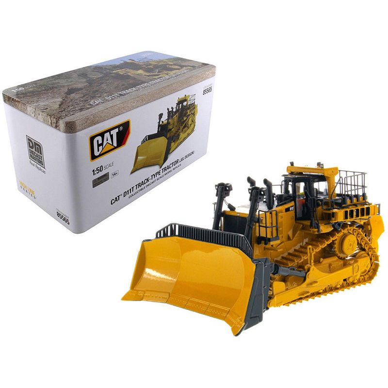 Cat Caterpillar D11T Track Type Tractor Dozer "JEL" Design with Operator "High Line" Series 1/50 Diecast Model by Diecast Masters - Diecast Masters - ModelCars.com