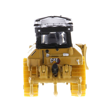 CAT Caterpillar D5 Track-Type Dozer Yellow with Fine Grading Undercarriage and Foldable Blade "High Line Series" 1/87 (HO) Scale Diecast Model by Diecast Masters-Diecast Masters-ModelCars.com