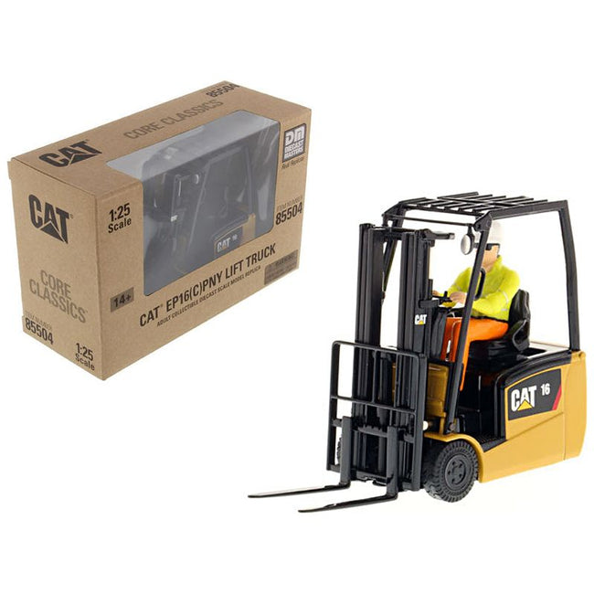 CAT Caterpillar EP16(C)PNY Lift Truck with Operator "Core Classics Series" 1/25 Diecast Model by Diecast Masters - Diecast Masters - ModelCars.com