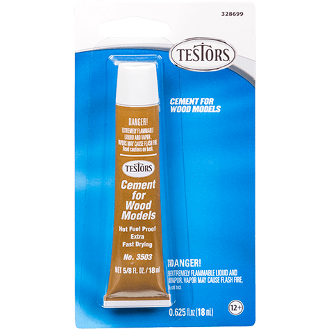 Cement Adhesives Extra Fast - Drying Wood Cement - Testors - ModelCars.com