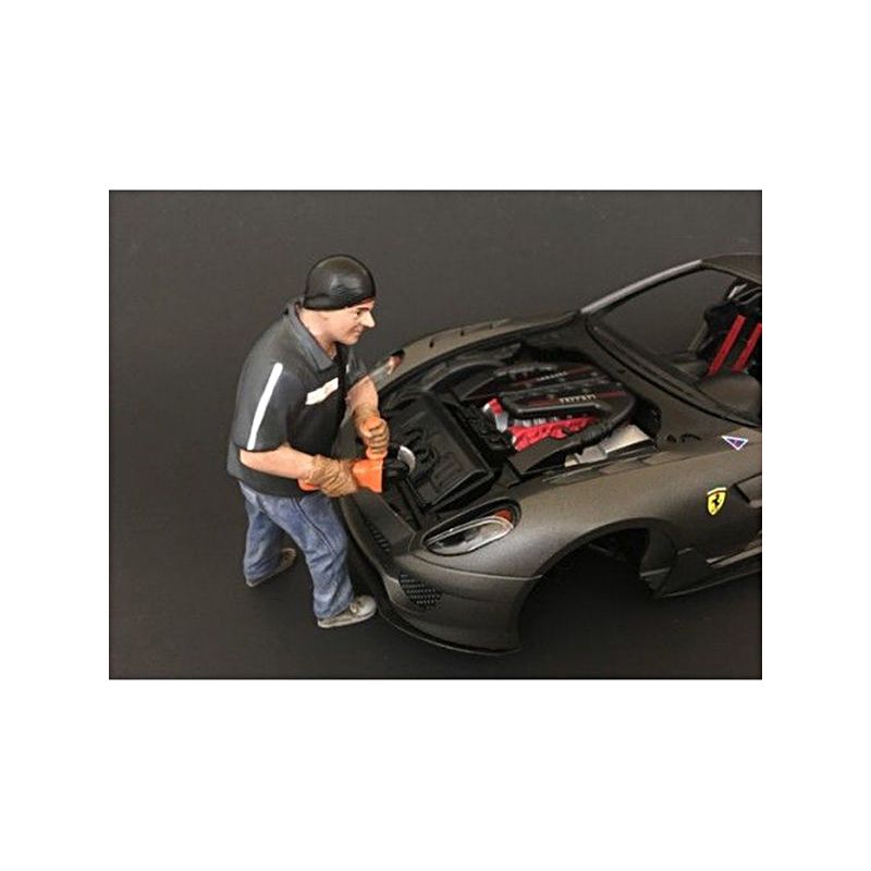 "Chop Shop" Mr. Chopman Figurine for 1/24 Scale Models by American Diorama - American Diorama - ModelCars.com