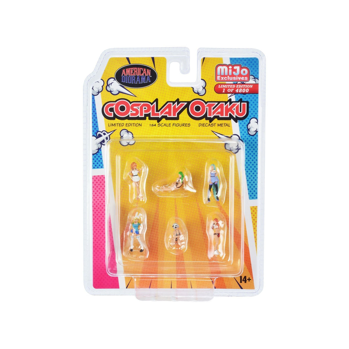 "Cosplay Otaku" 6 piece Diecast Figure Set Limited Edition to 4800 pieces Worldwide for 1/64 Scale Models by American Diorama-American Diorama-ModelCars.com