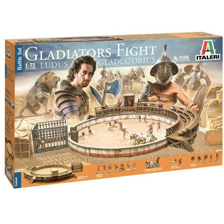 Italeri-1-72-GLADIATORS-FIGHT-BATTLE-SET