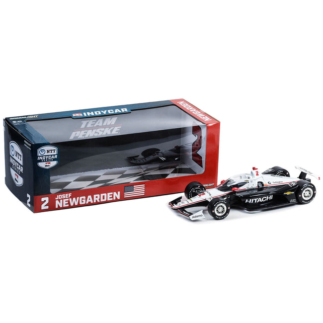 Dallara IndyCar 2 Josef Newgarden "Hitachi" Team Penske "NTT IndyCar Series" (2023) 1/18 Diecast Model Car by Greenlight - Greenlight - ModelCars.com
