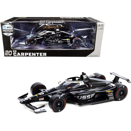 Dallara IndyCar 20 Ed Carpenter "United States Space Force" (USSF) "NTT IndyCar Series" (2020) 1/18 Diecast Model Car by Greenlight - Greenlight - ModelCars.com