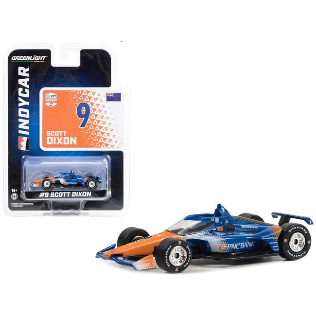 Dallara IndyCar 9 Scott Dixon "PNC Bank" Chip Ganassi Racing "NTT IndyCar Series" (2023) 1/64 Diecast Model Car by Greenlight-Greenlight-ModelCars.com