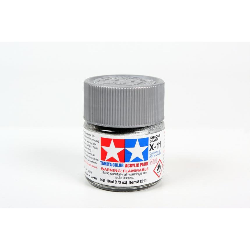 Tamiya Acrylic Mini X-11Chrome Silver