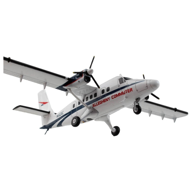 De Havilland DHC - 6 - 300 Commercial Aircraft "Allegheny Airlines" White with Blue Stripes "Gemini 200" Series 1/200 Diecast Model Airplane by GeminiJets - GeminiJets - ModelCars.com