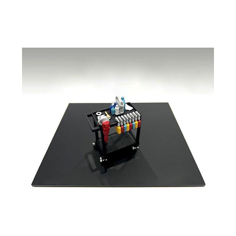 "Detail Masters" Figure 3 (Detailing Cart) for 1/24 Scale Models by American Diorama - American Diorama - ModelCars.com