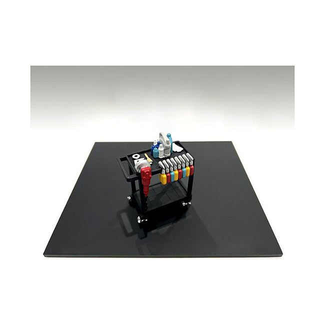 "Detail Masters" Figure 3 (Detailing Cart) for 1/24 Scale Models by American Diorama-American Diorama-ModelCars.com