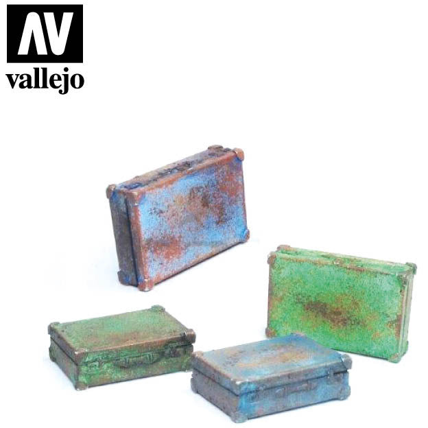 Vallejo Scenics - Metal Suitcases