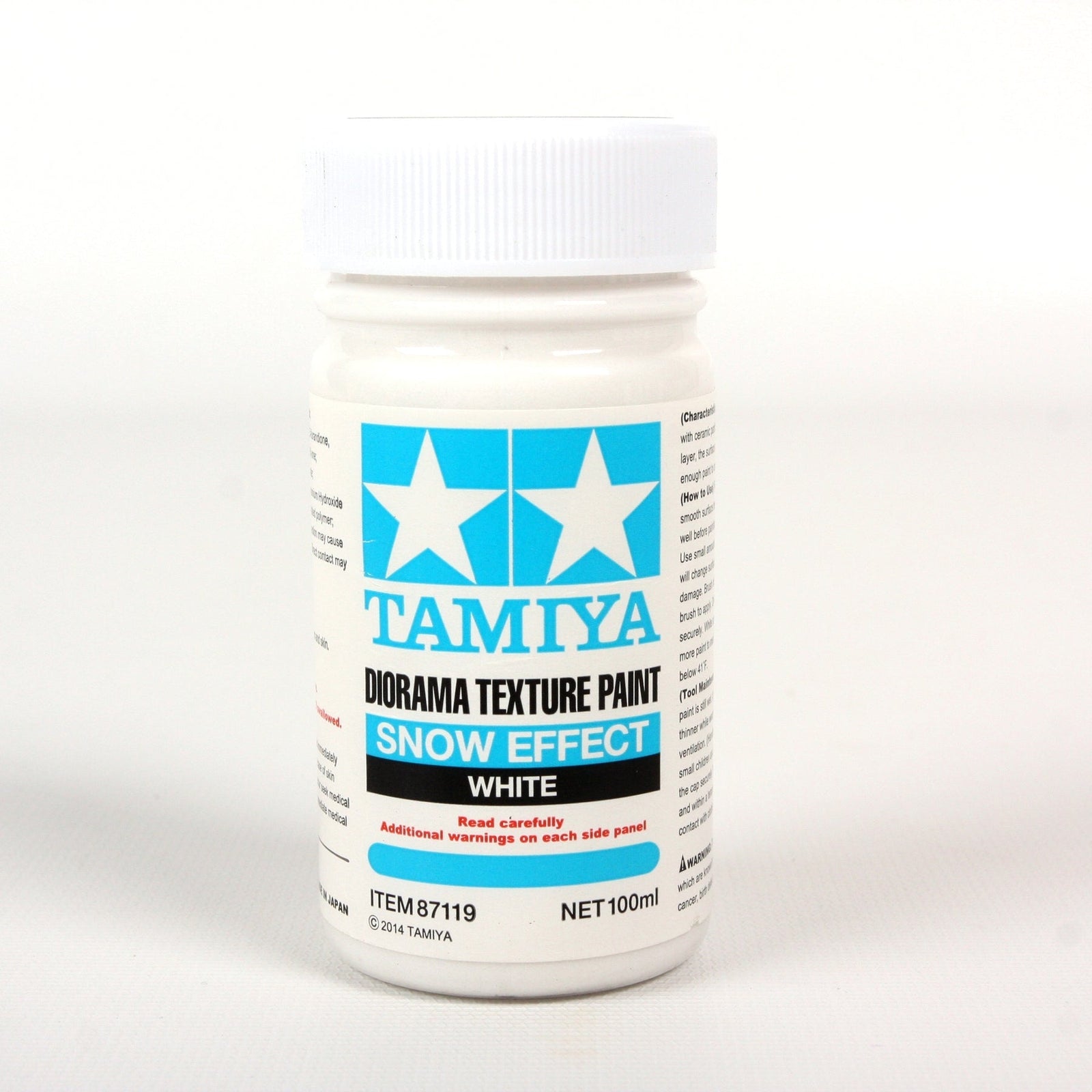 Diorama Texture Paint 100Ml Snow Effect / Tamiya USA - Tamiya - ModelCars.com