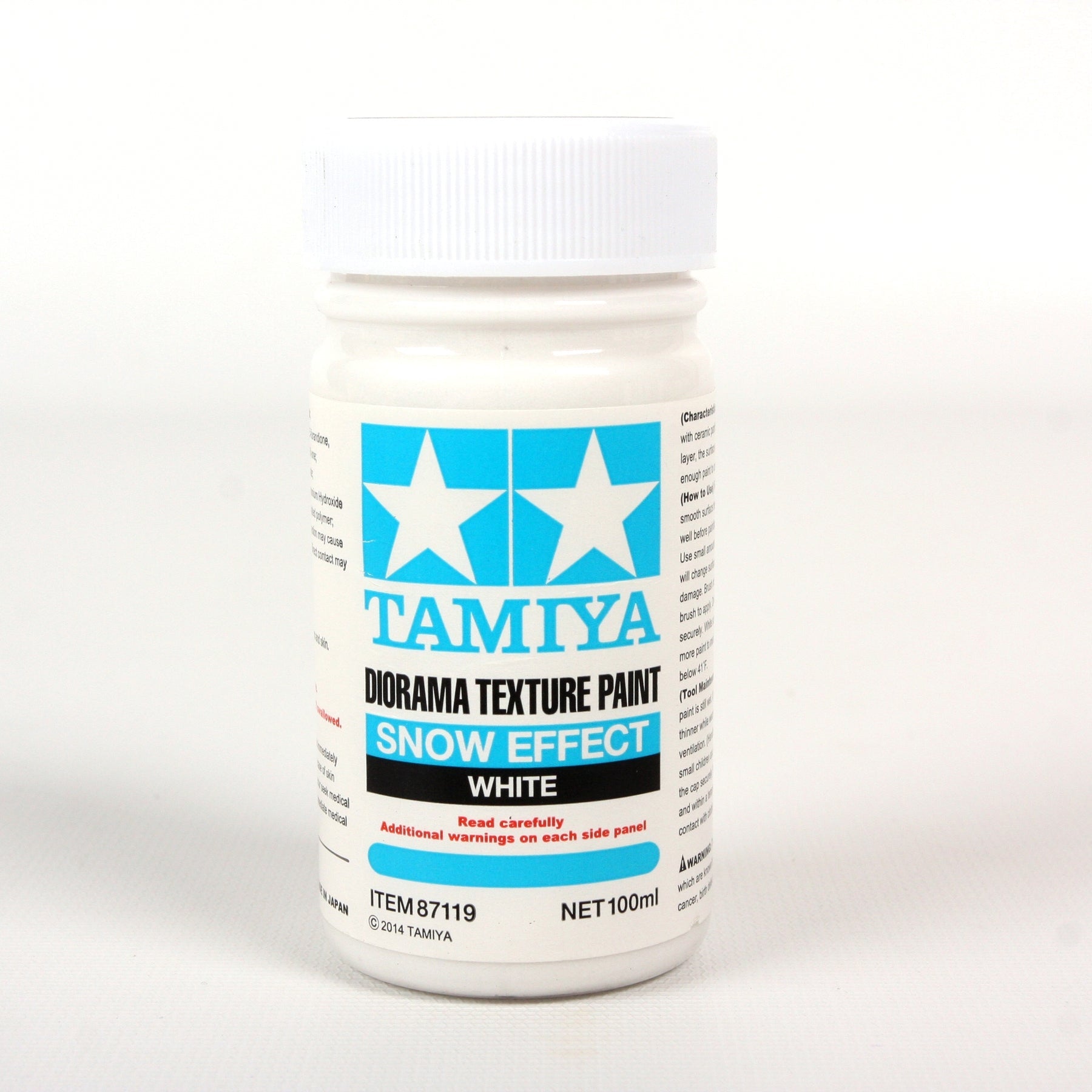 Diorama Texture Paint 100Ml Snow Effect / Tamiya USA - Tamiya - ModelCars.com
