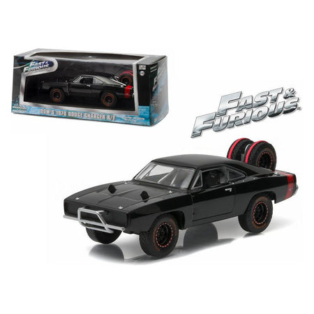 Dom's 1970 Dodge Charger R/T Off Road "Fast and Furious-Fast 7" Movie (2011) Diecast Model Car 1/43 by Greenlight-Greenlight-ModelCars.com