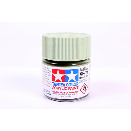 Acrylic Xf-71 Cockpit Green 23Ml Bottle / Tamiya USA