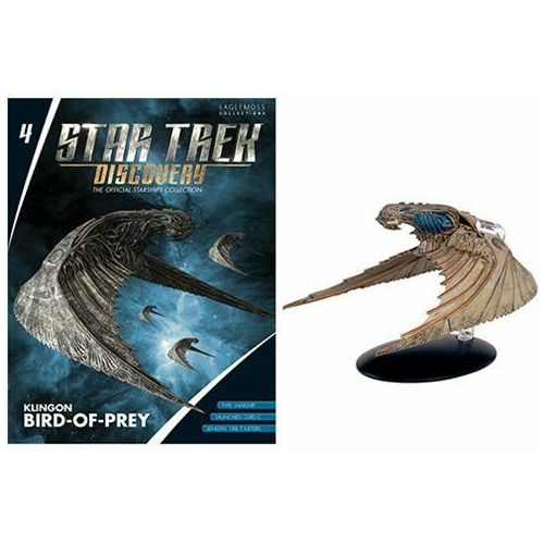 Eaglemoss 1/16 Star Trek Klingon Bird of Prey with Magazine Issue 4-Eaglemoss-ModelCars.com