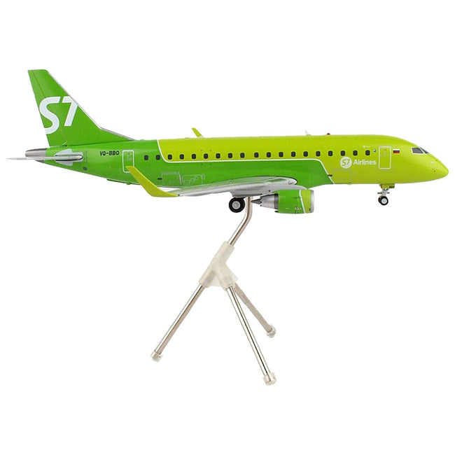 Embraer ERJ - 170 Commercial Aircraft "S7 Airlines" Lime Green "Gemini 200" Series 1/200 Diecast Model Airplane by GeminiJets - GeminiJets - ModelCars.com