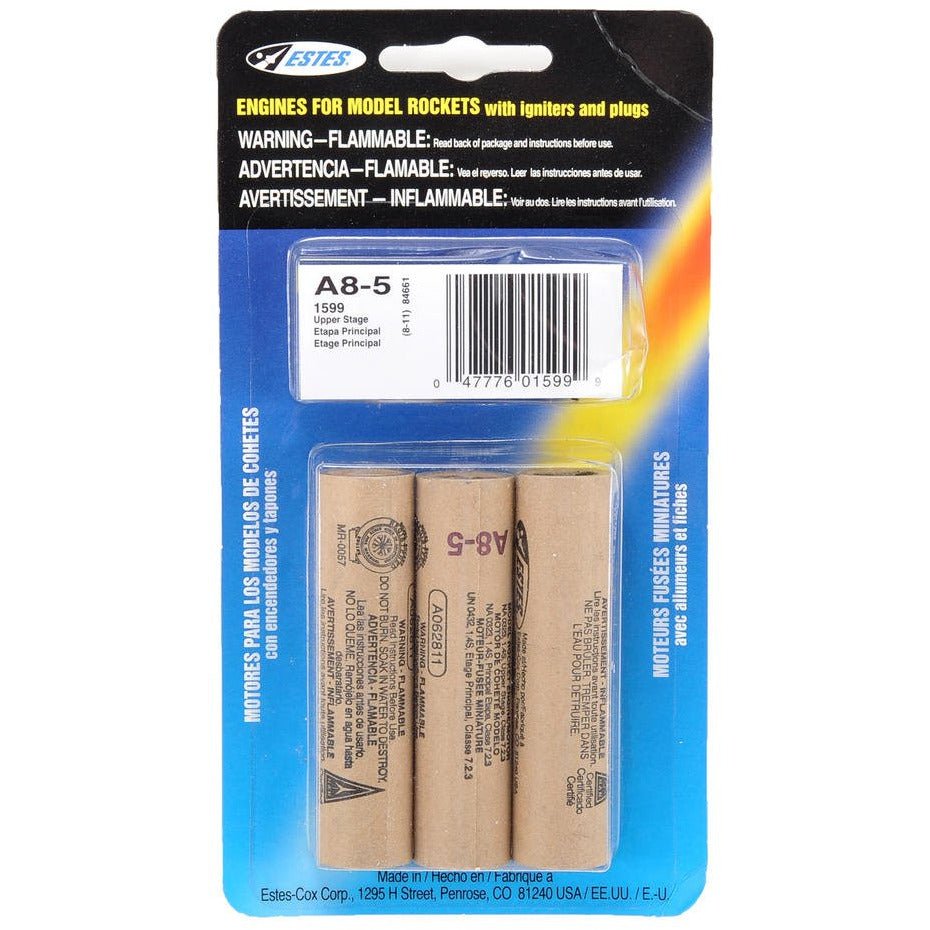 Estes A8 - 5 ENGINES - Estes - ModelCars.com