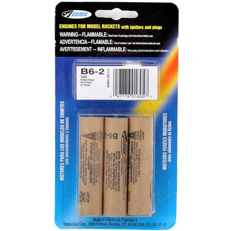 Estes B6 - 2 ENGINES - Estes - ModelCars.com