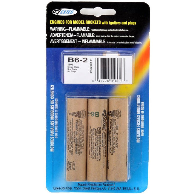 Estes B6 - 2 ENGINES - Estes - ModelCars.com