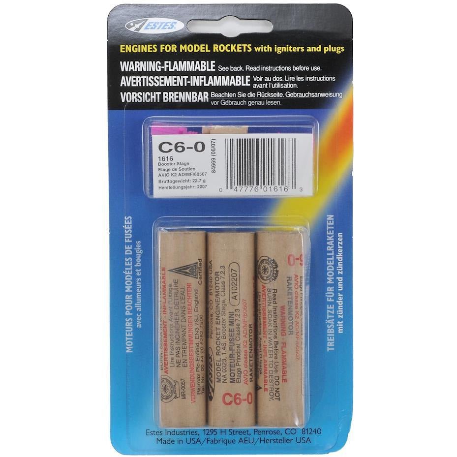Estes C6 - 0 ENGINES - Estes - ModelCars.com