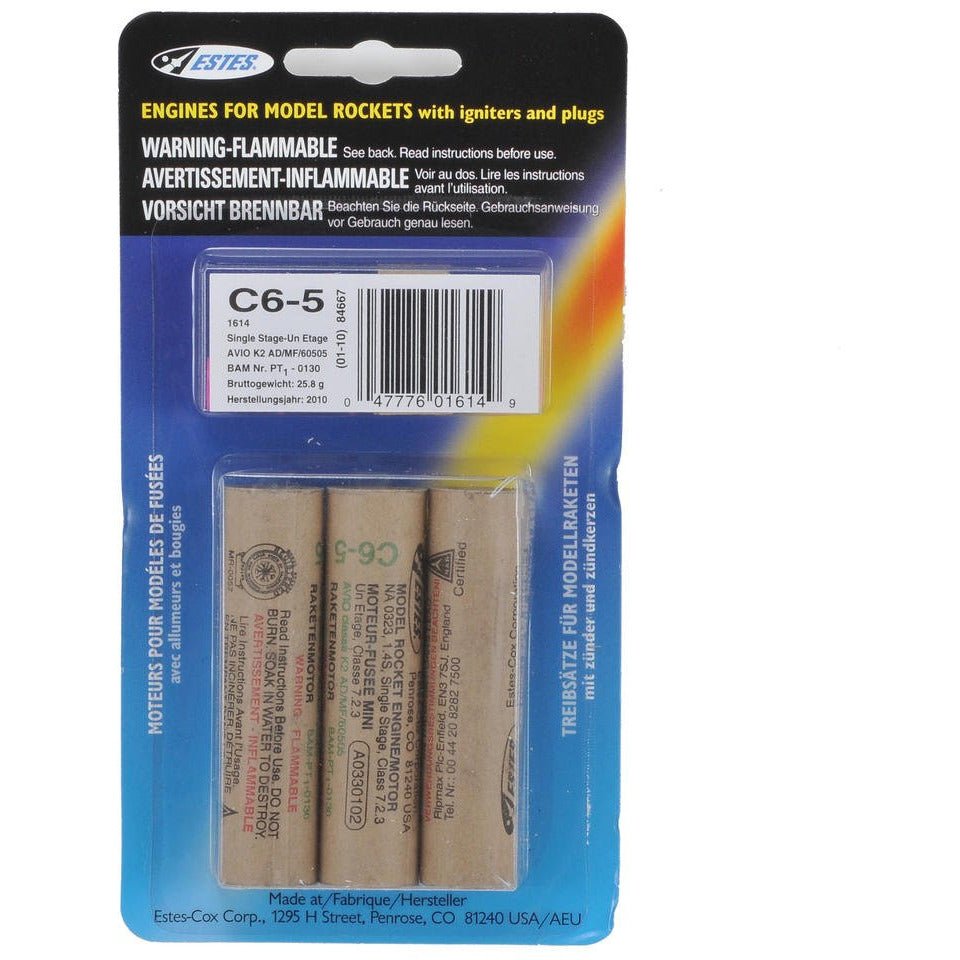 Estes C6 - 5 ENGINES - Estes - ModelCars.com