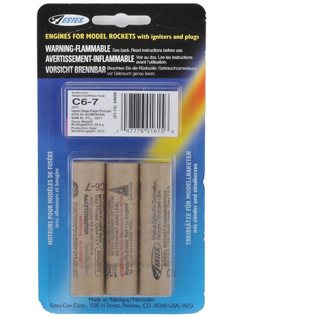 Estes C6 - 7 ENGINES - Estes - ModelCars.com