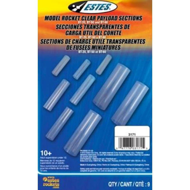 Estes Clear Payload Asst 9pk - Estes - ModelCars.com