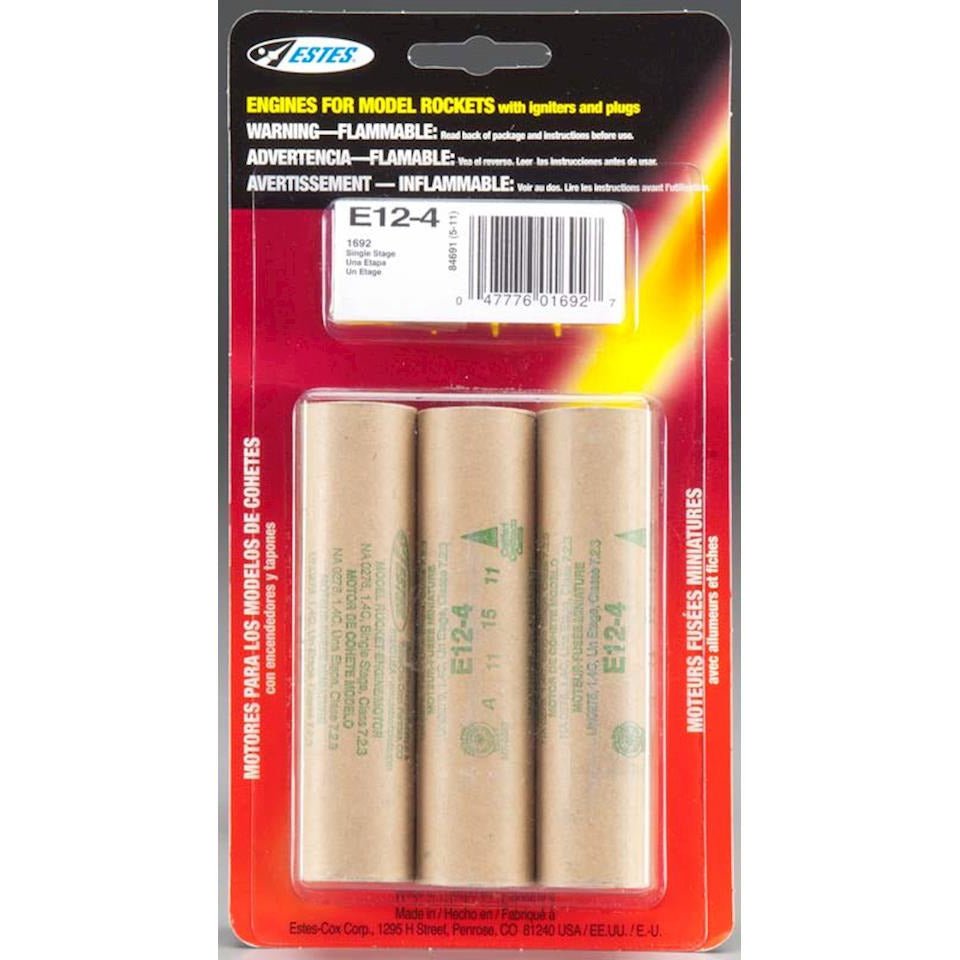 Estes E12 - 4 ENGINES - Estes - ModelCars.com