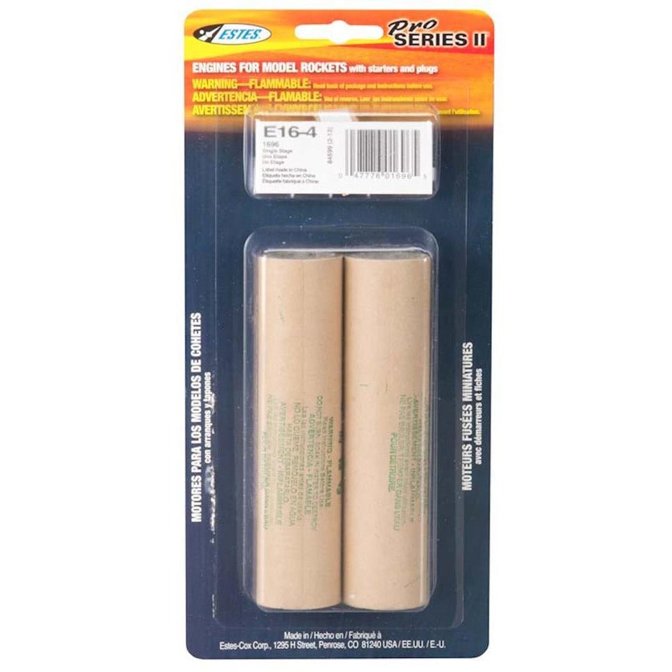Estes E16 - 4 ENGINES (29 MM) - Estes - ModelCars.com