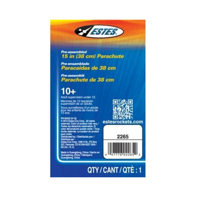 Estes Parachute 15 - Estes - ModelCars.com