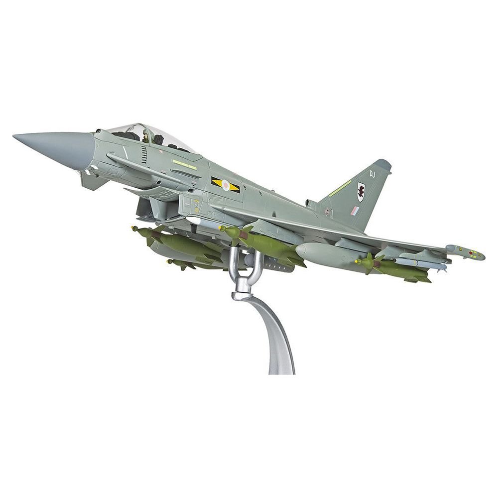 Eurofighter Typhoon FGR.4 Fighter Aircraft "RAF No.11 Squadron Operation Ellamy Gioia del Colle Air Base Italy" (2011) Royal Air Force "The Aviation Archive" Series 1/48 Diecast Model by Corgi - Corgi - ModelCars.com