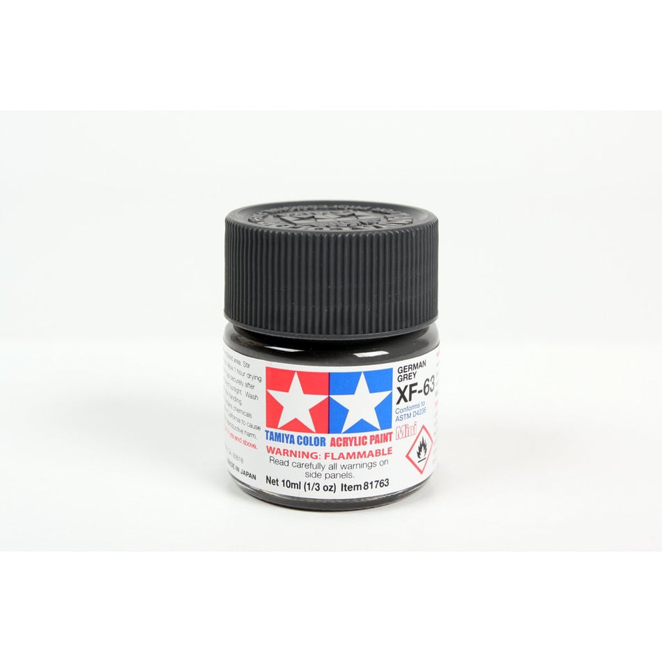 Acrylic Mini Xf-63 German Gray 10Ml Bottle / Tamiya USA