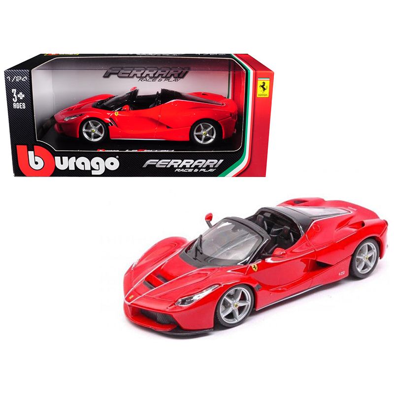 Ferrari LaFerrari F70 Aperta Red 1/24 Diecast Model Car by Bburago-Bburago-ModelCars.com