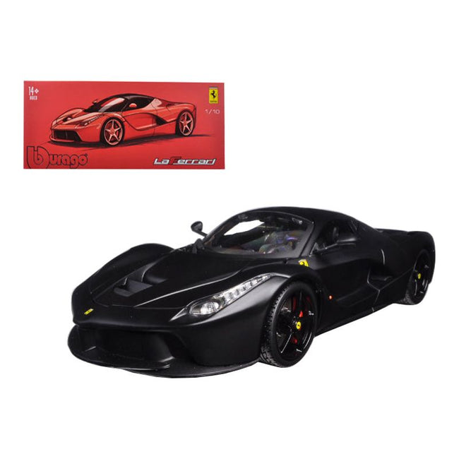 Ferrari LaFerrari F70 Matt Black "Signature Series" 1/18 Diecast Model Car by Bburago - Bburago - ModelCars.com