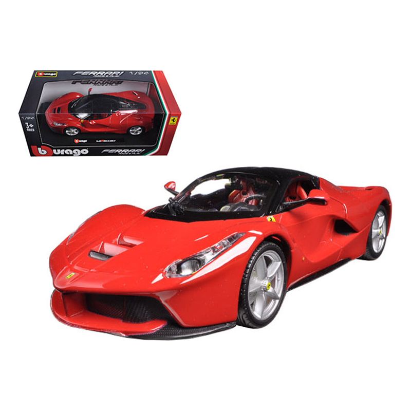 Ferrari LaFerrari F70 Red with Black Top 1/24 Diecast Model Car by Bburago - Bburago - ModelCars.com