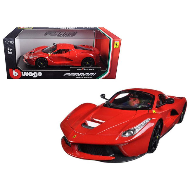 Ferrari LaFerrari F70 Red with Black Wheels 1/18 Diecast Model Car by Bburago - Bburago - ModelCars.com