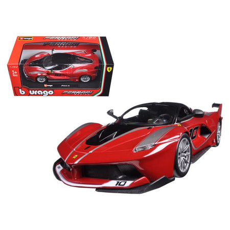 Ferrari Racing FXX-K 10 Red 1/24 Diecast Model Car by Bburago-Bburago-ModelCars.com