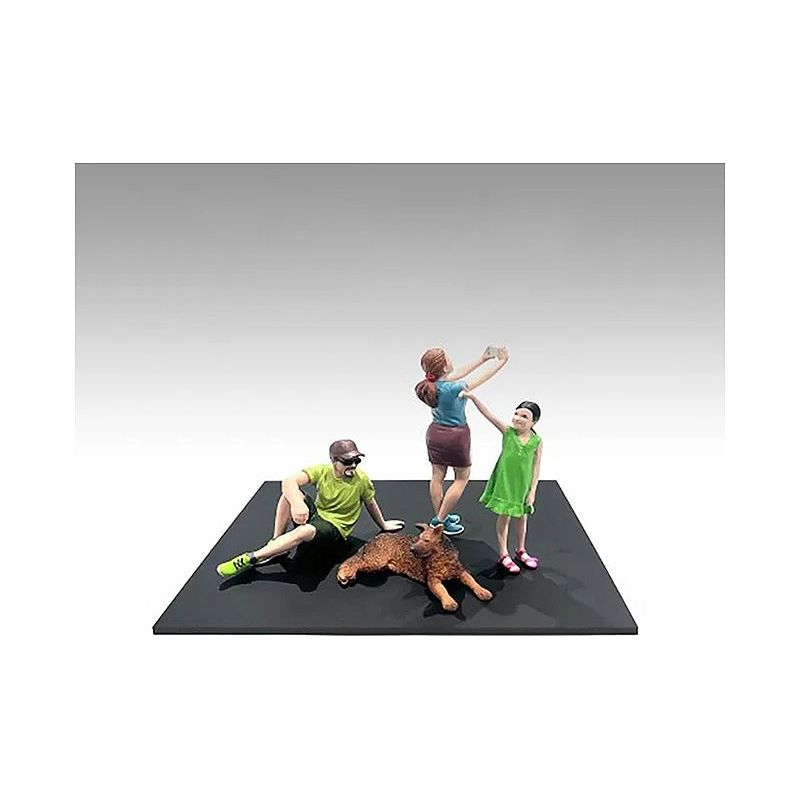 "Figure24 Series 1" 9 piece Figure Set for 1/24 Scale Models by American Diorama - American Diorama - ModelCars.com