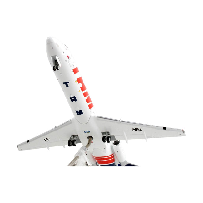 Fokker F100 Commercial Aircraft "TAM Linhas Aereas - Airlines" White with Blue Tail "Gemini 200" Series 1/200 Diecast Model Airplane by GeminiJets - GeminiJets - ModelCars.com