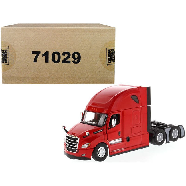 Freightliner New Cascadia Sleeper Cab Truck Tractor Red 1/50 Diecast Model by Diecast Masters - Diecast Masters - ModelCars.com