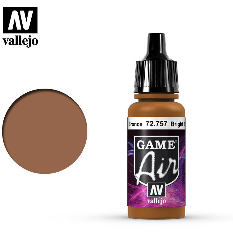 Vallejo Game Air color Bright Bronze 72757 for airbrushing