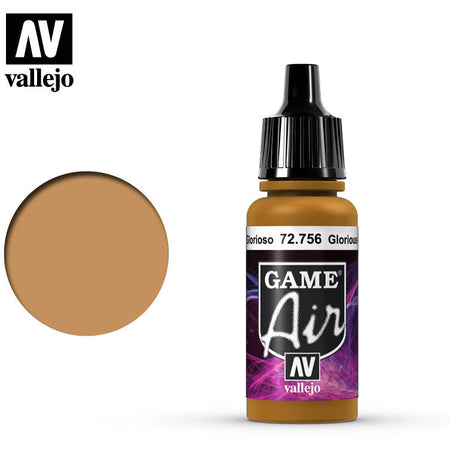 Vallejo Game Air color Glorious Gold 72756 for airbrushing