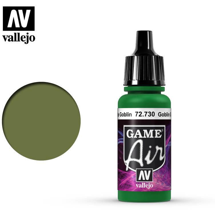 Vallejo Game Air color Goblin Green 72730 for airbrushing