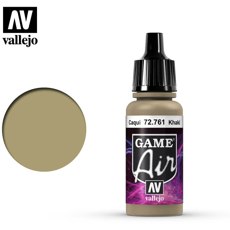 Vallejo Game Air color Khaki 72761 for airbrushing