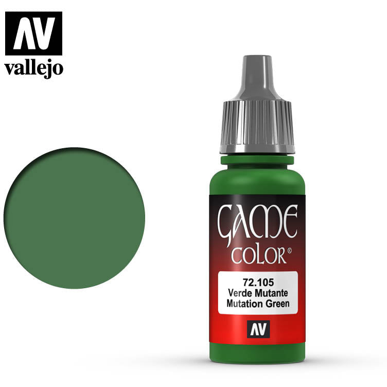 Vallejo Game Color Mutation Green 72105 for painting miniatures