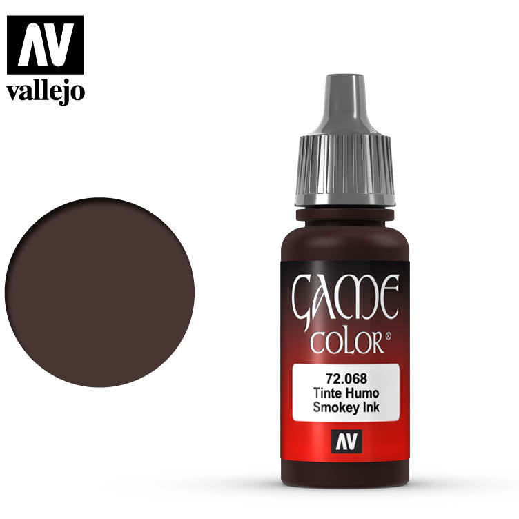 Vallejo Game Color Smokey Ink 72068 for painting miniatures