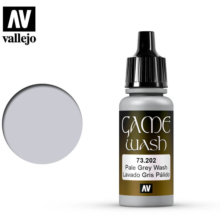 Vallejo Game Color Pale Grey Wash 73202 for painting miniatures